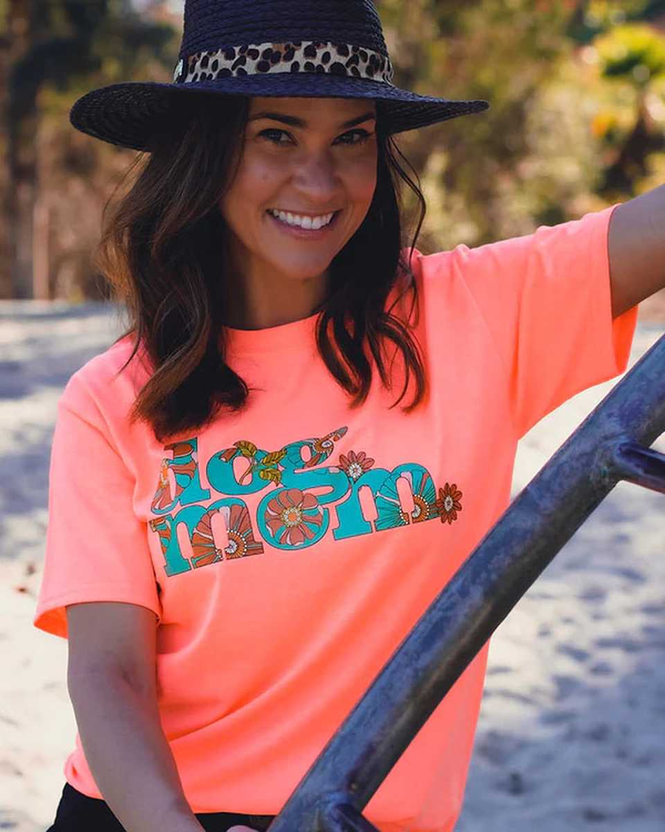 Blooming Mom (Front Print) (Adult Short Sleeve T-Shirt)