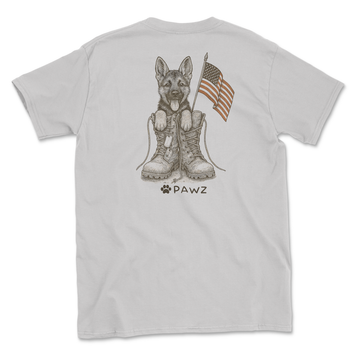 Dog Tag Defender (Adult Short Sleeve T-Shirt)