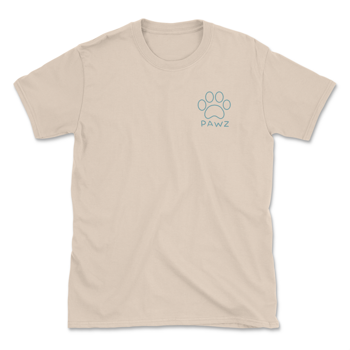 Delaware Flag Paw (Adult Short Sleeve T-Shirt)