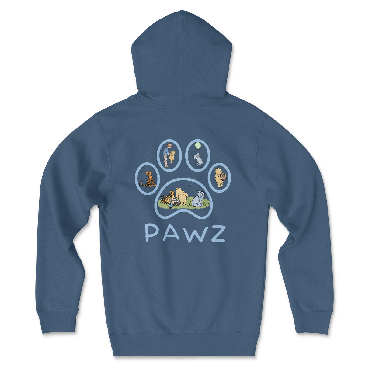 Pooh Paw - Indigo (Adult Hoodie) Limited Edition