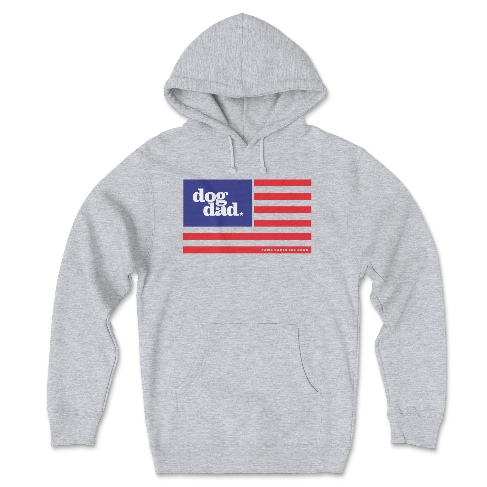 Dog Dad Flag (Adult Hoodie)