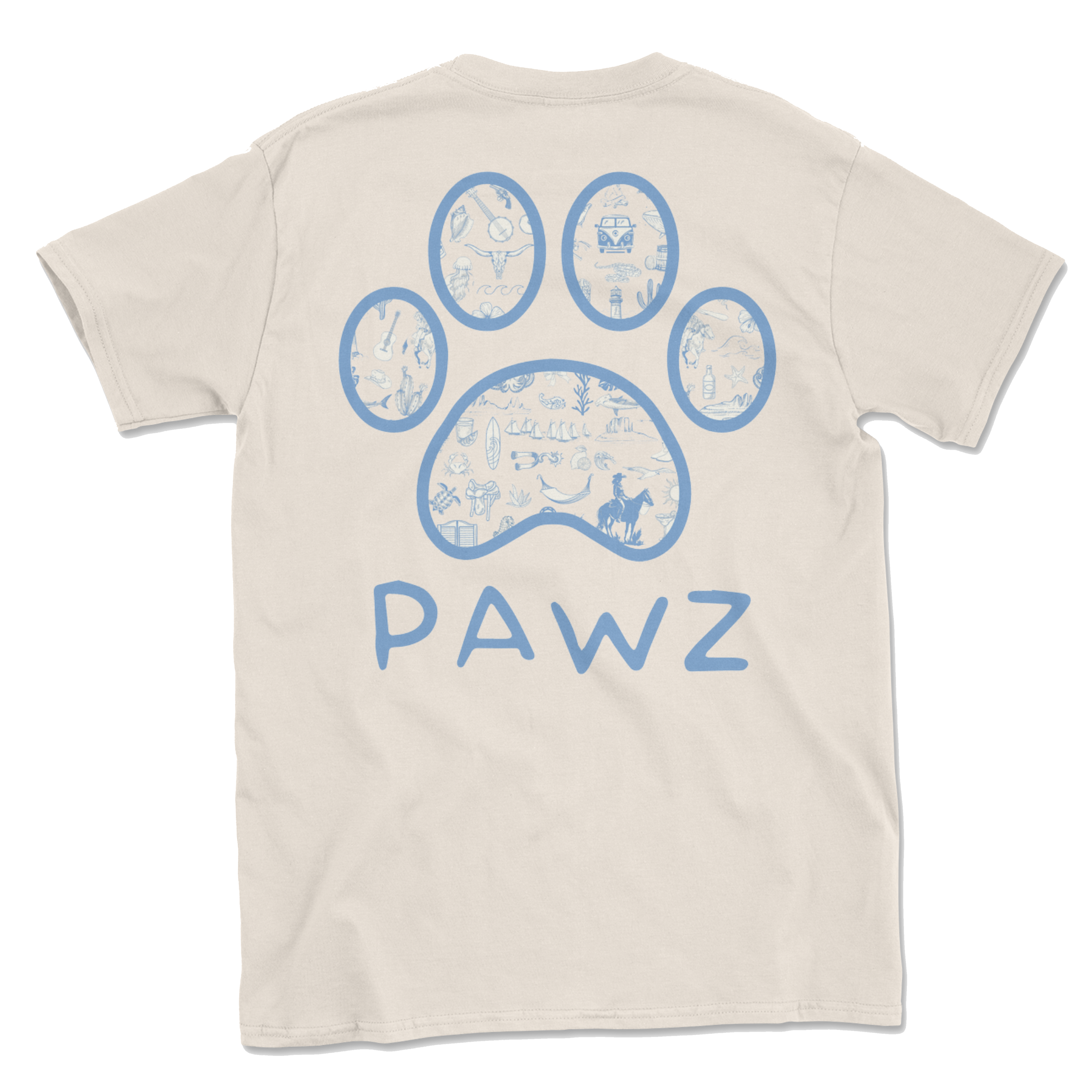 Coastal Cowgirl (Adult Short Sleeve T-Shirt)