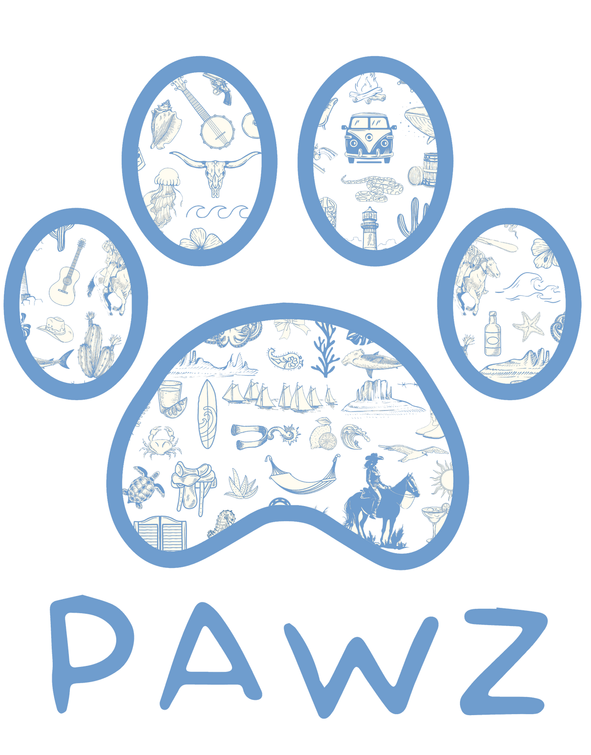 Coastal Cowgirl (Adult Short Sleeve T-Shirt)