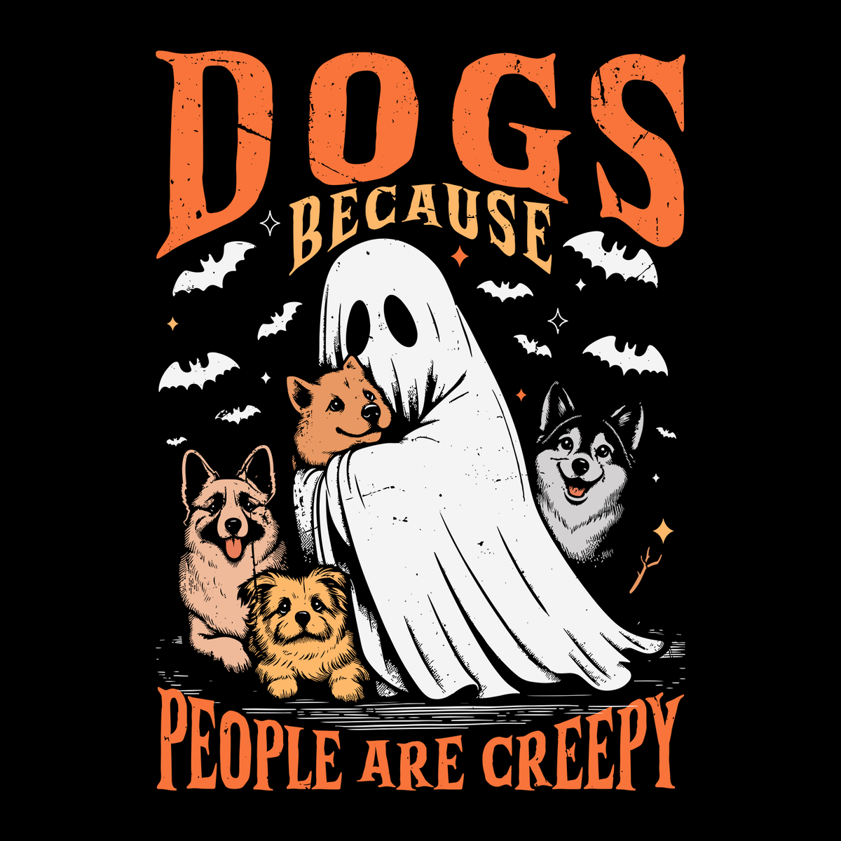 Creepy Canines (Adult Short Sleeve T-Shirt)
