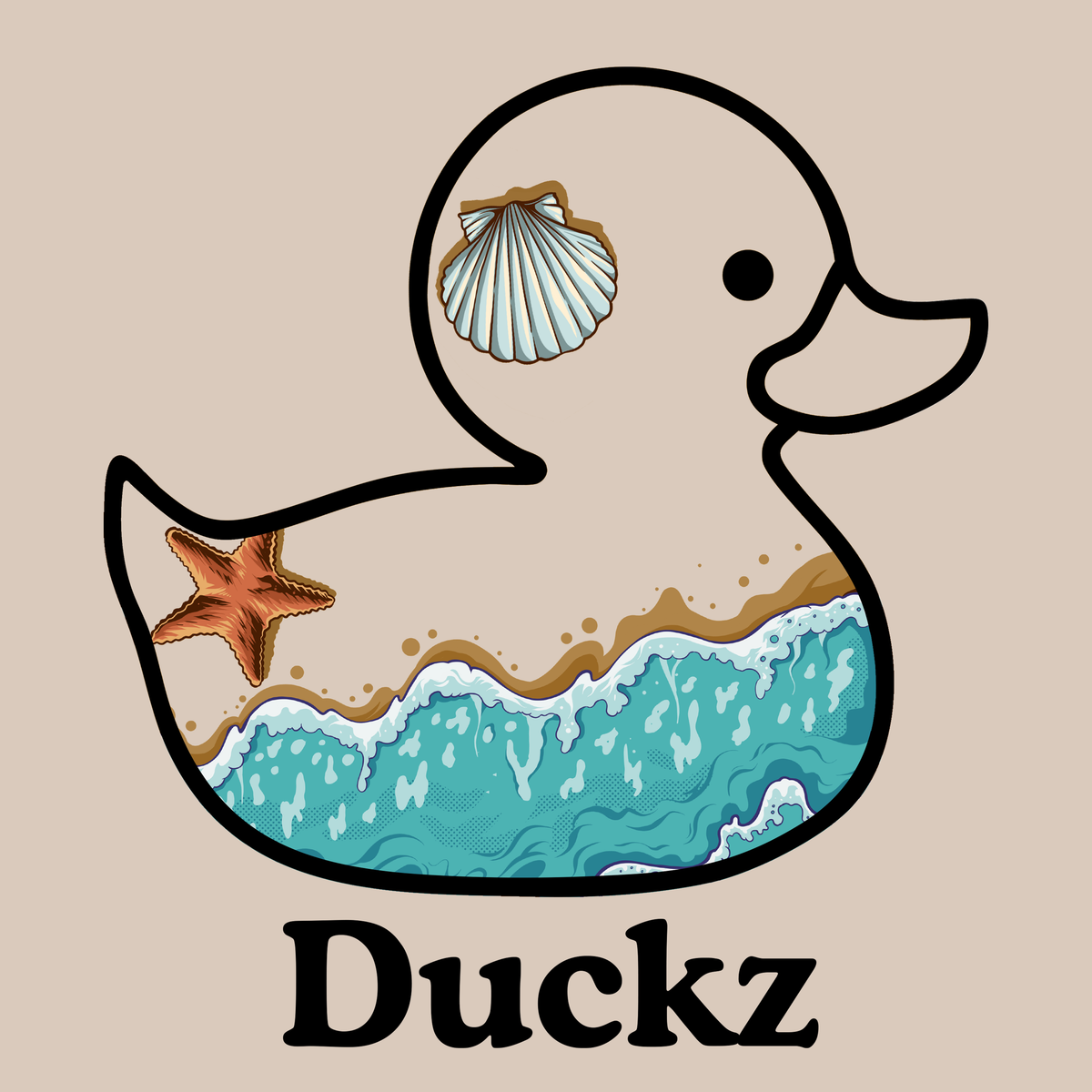 Wave Waddle (Adult Short Sleeve T-Shirt)