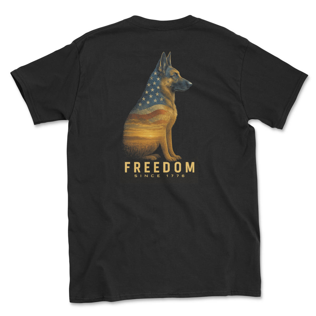 Freedom Shepherd (Adult Short Sleeve T-Shirt)