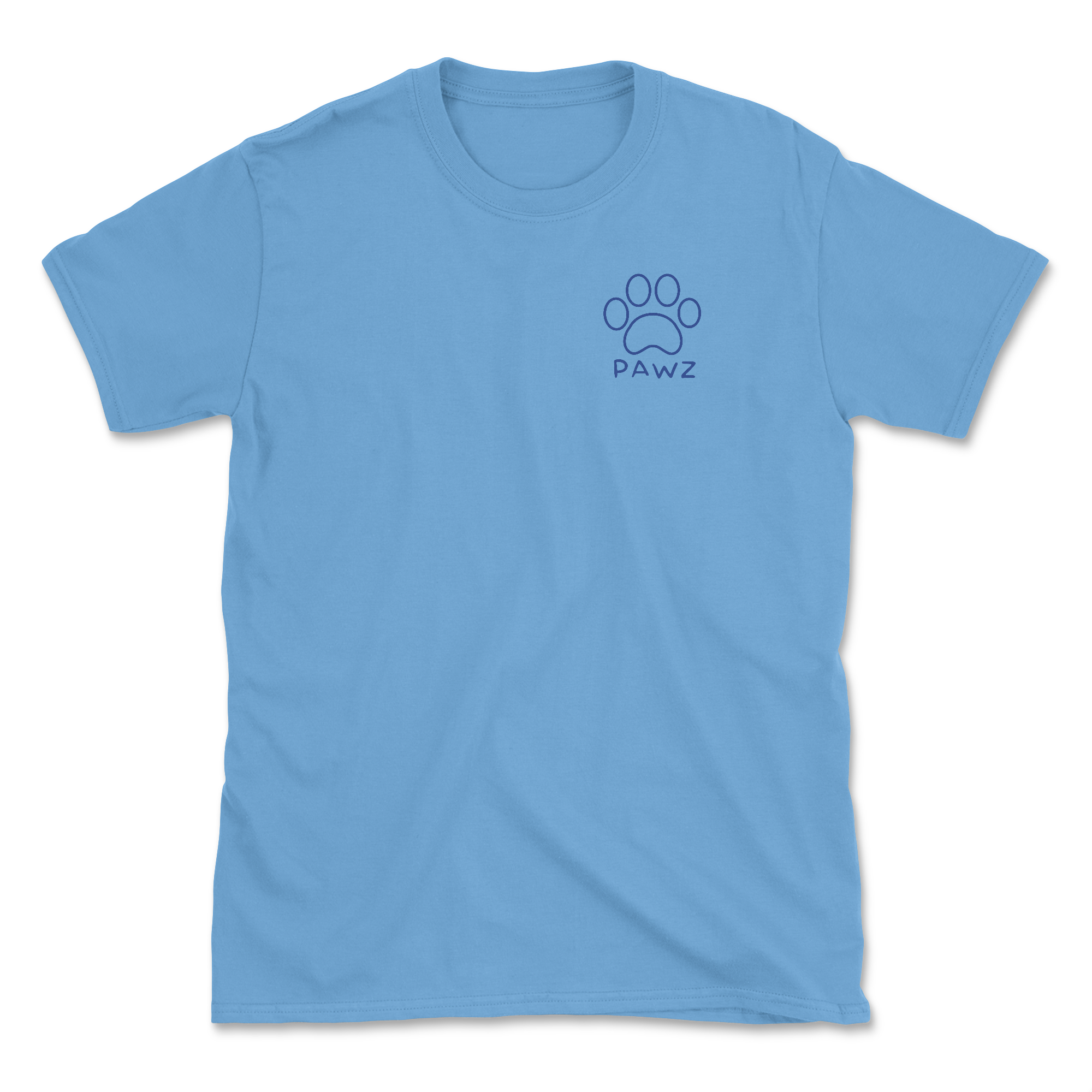 New Hampshire Flag Paw (Adult Short Sleeve T-Shirt)