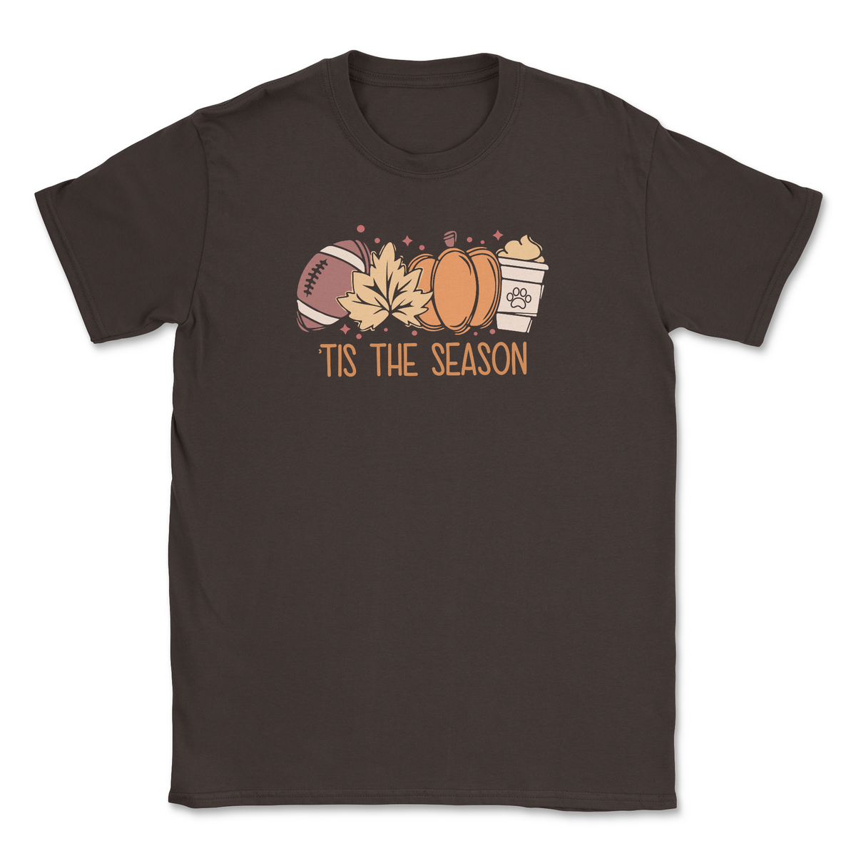 Tis The Season (Front Print) (Adult Short Sleeve T-Shirt)