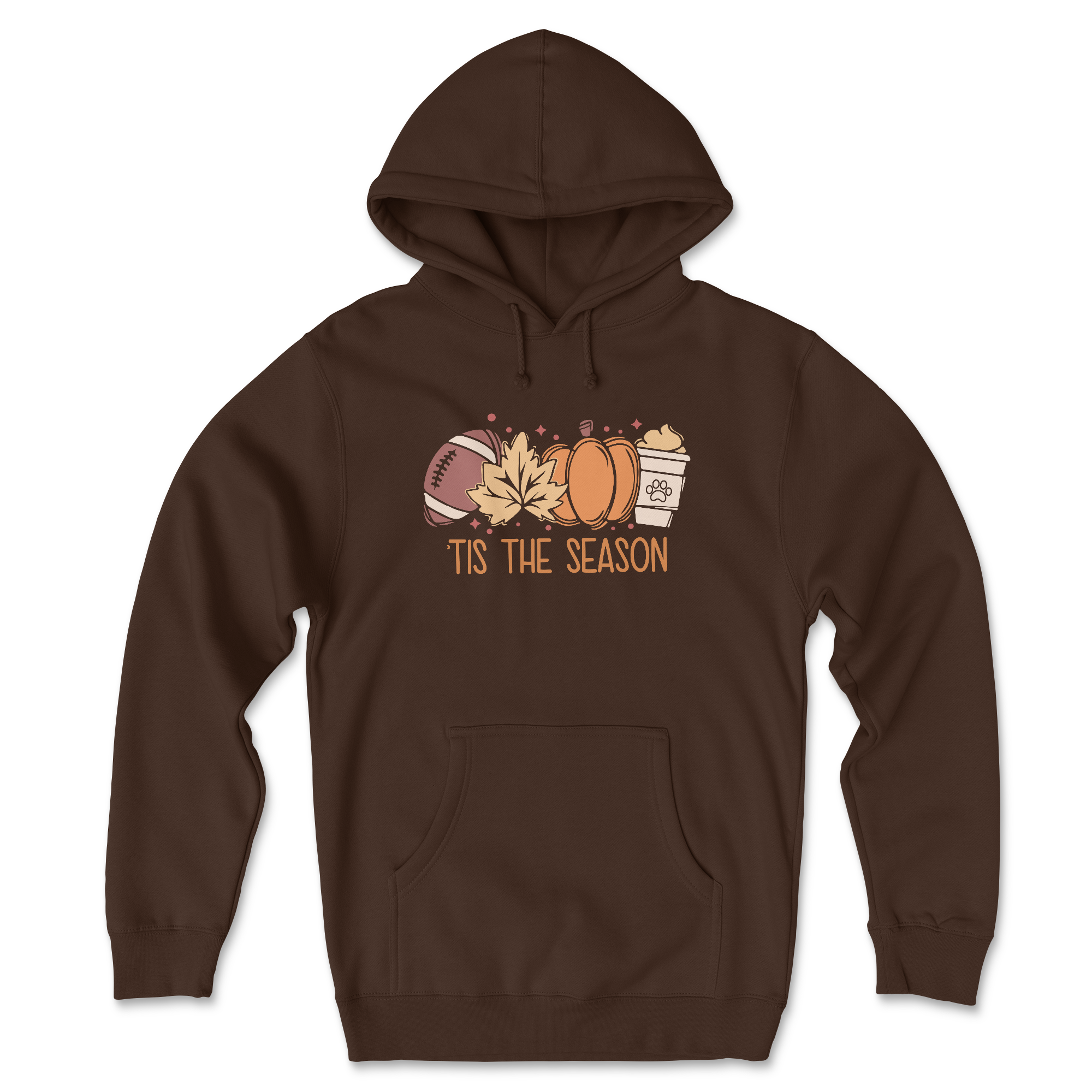 Tis The Season (Front Print) (Adult Hoodie)