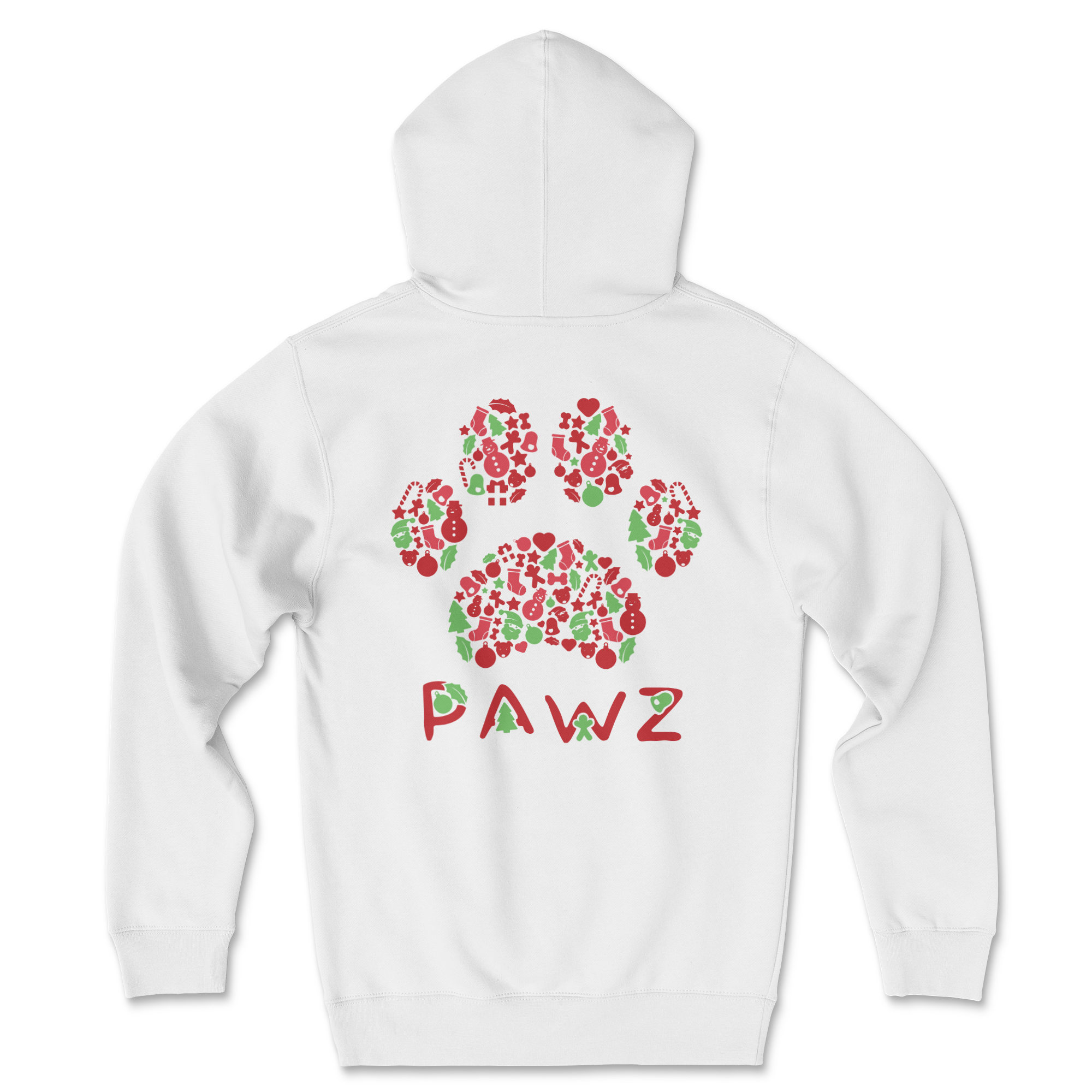 Christmas Icons Paw (Adult Hoodie)