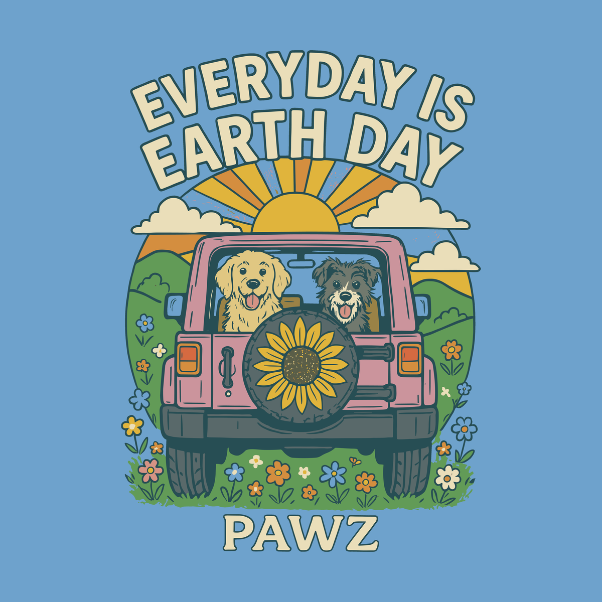 Everyday Is Earth Day (Adult Short Sleeve T-Shirt)