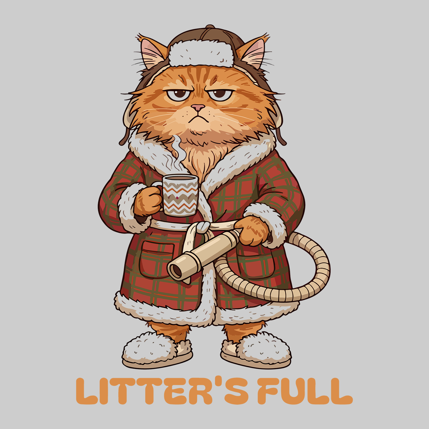 Litter's Full (Adult Hoodie)
