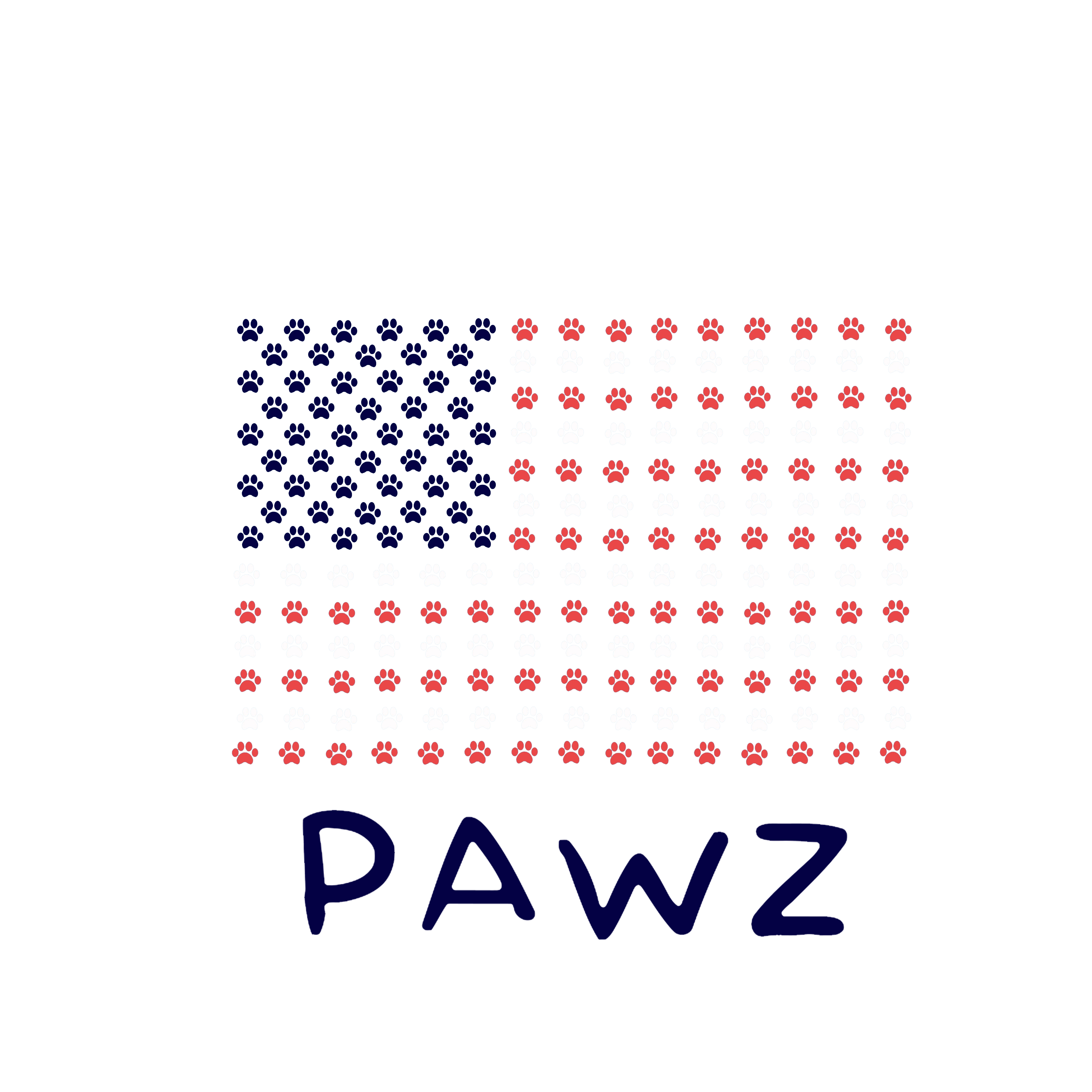 Flag Pawz (Adult Short Sleeve T-Shirt)