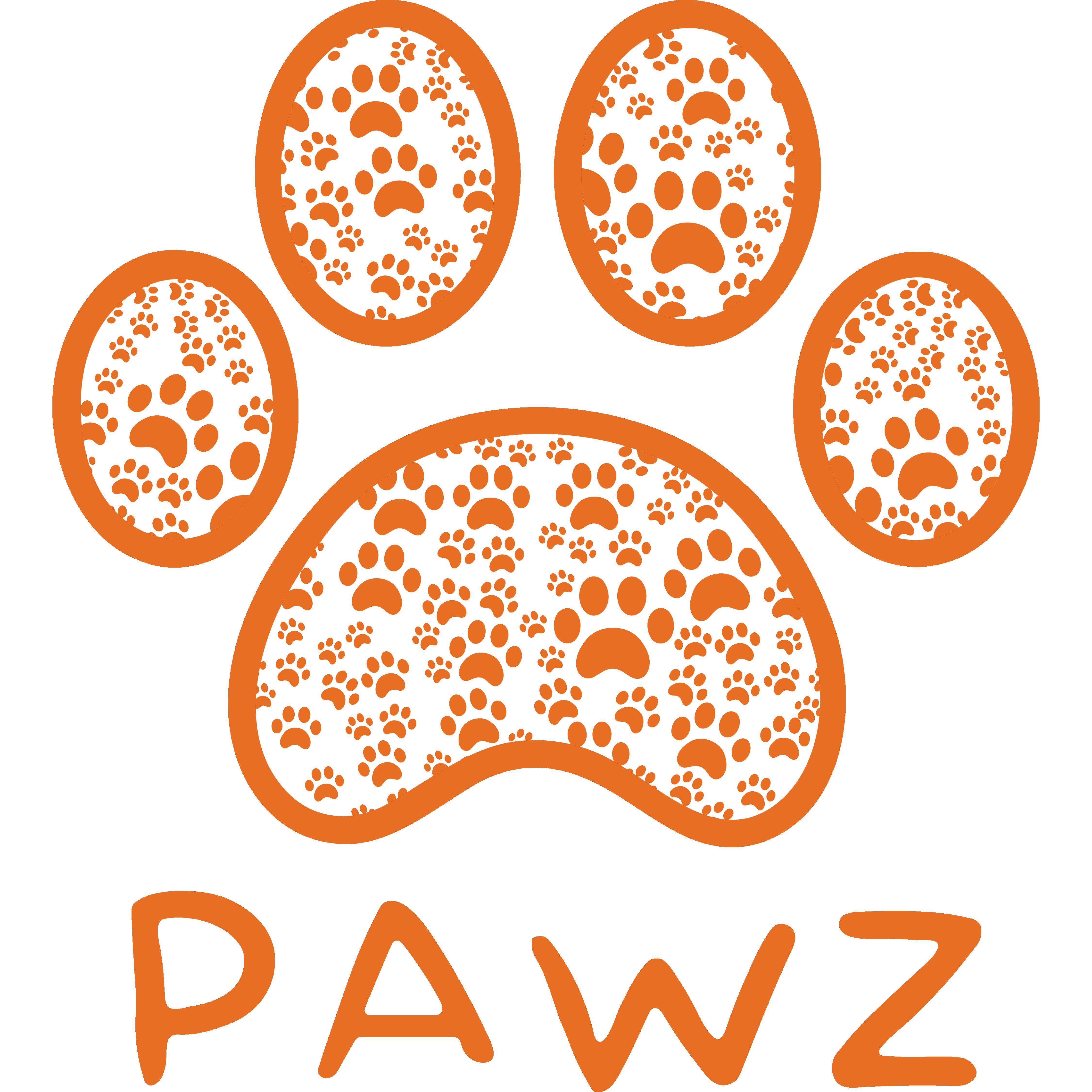 Paw Print Mosaic (Adult Short Sleeve T-Shirt)